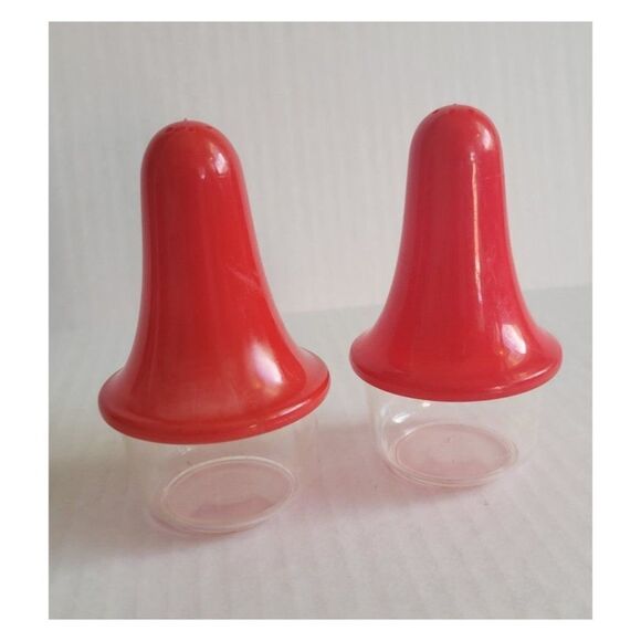 Vintage Midcentury Groovy Salt and Pepper Shakers - Picture 1 of 4